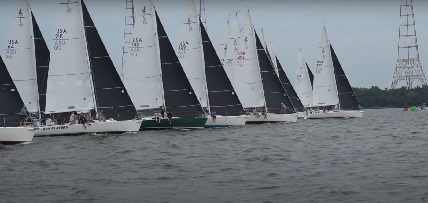 One-design starts like this J/105 fleet kept the racing sharp.