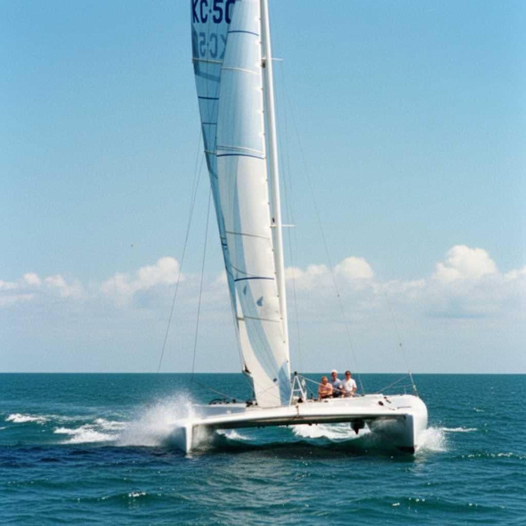 Temporary Insanity, the Shuttleworth Tektron 50 I captained on the Chesapeake and in the Virgin Islands.